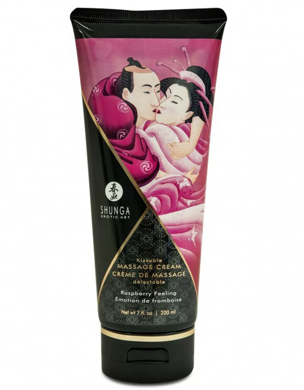 Crème hydratante de massage framboise 200ml