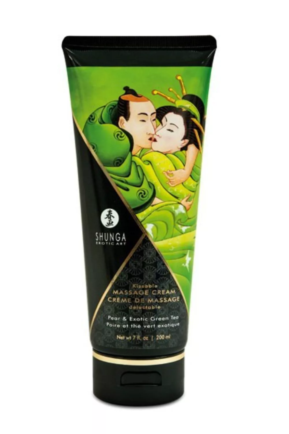 Crème hydratante de massage thé vert poire 200ml