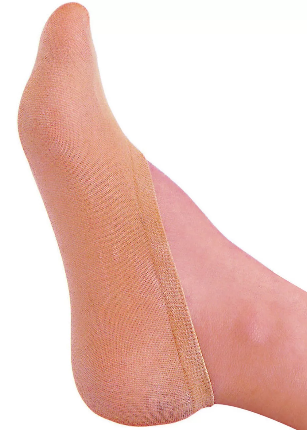 Bas chaussettes couvre pieds chair