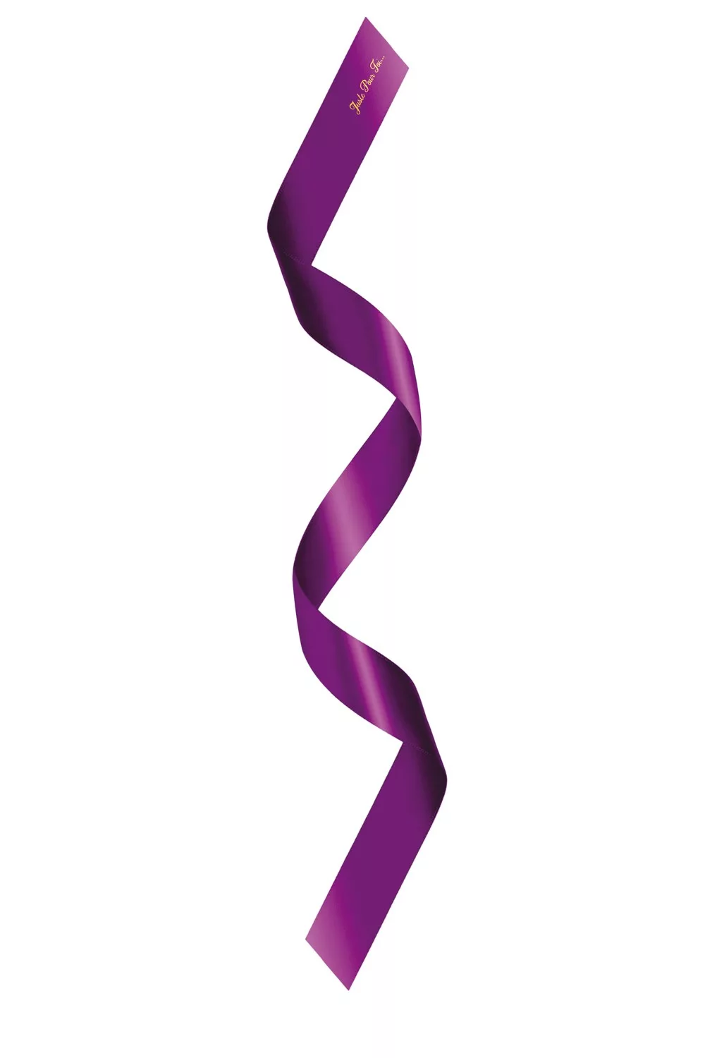 Bandeau satiné violet pour les yeux
