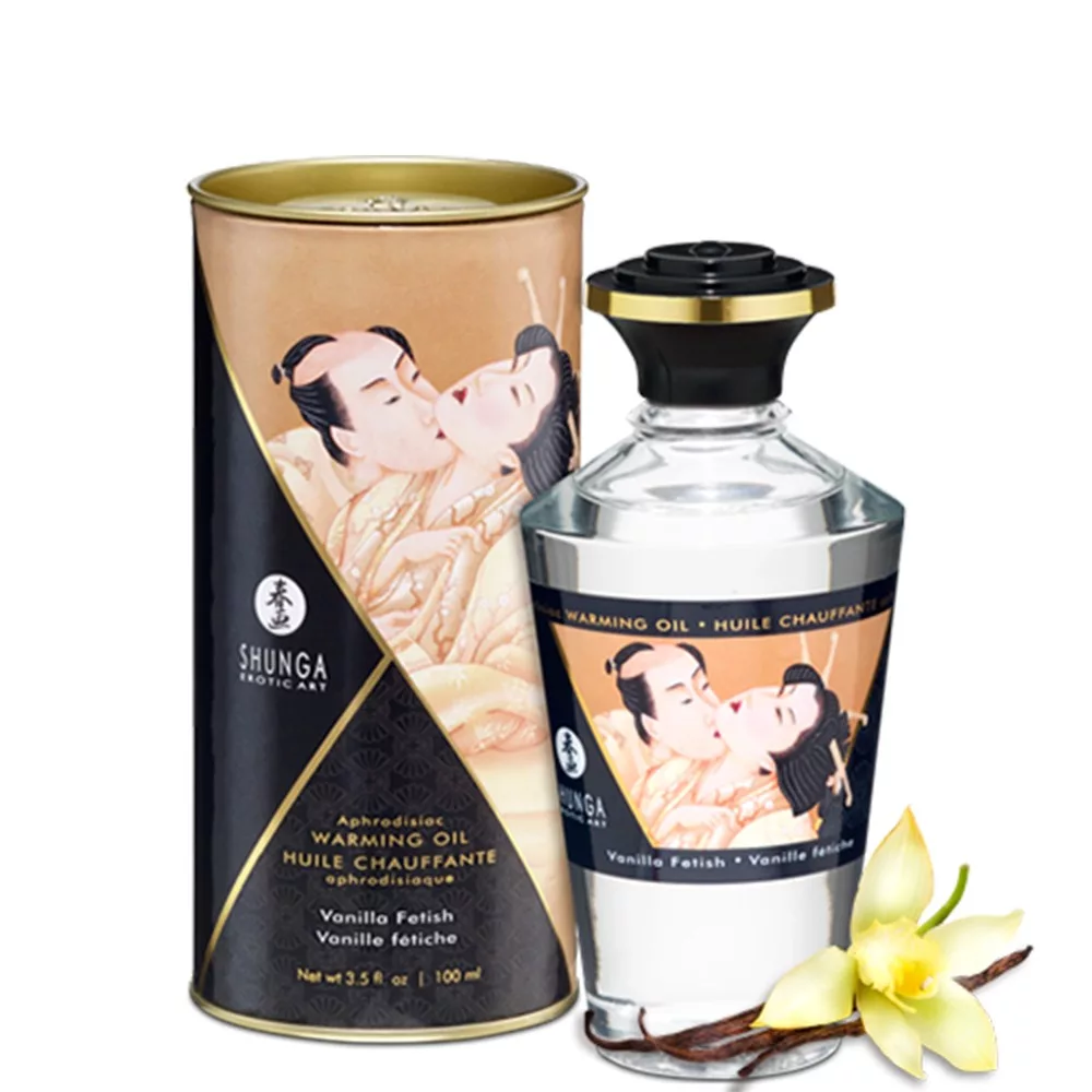 Huile chauffante vanille comestible 100ml