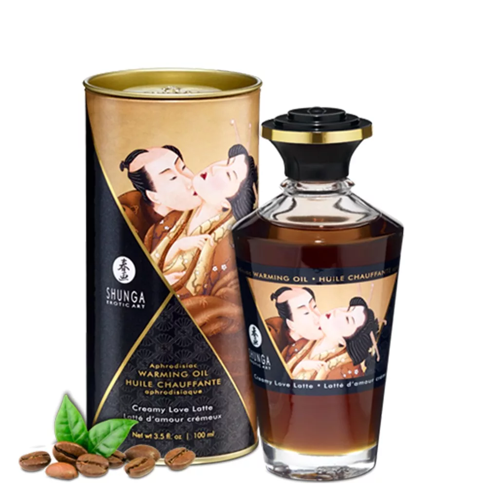 Huile chauffante latté d'amour comestible 100ml