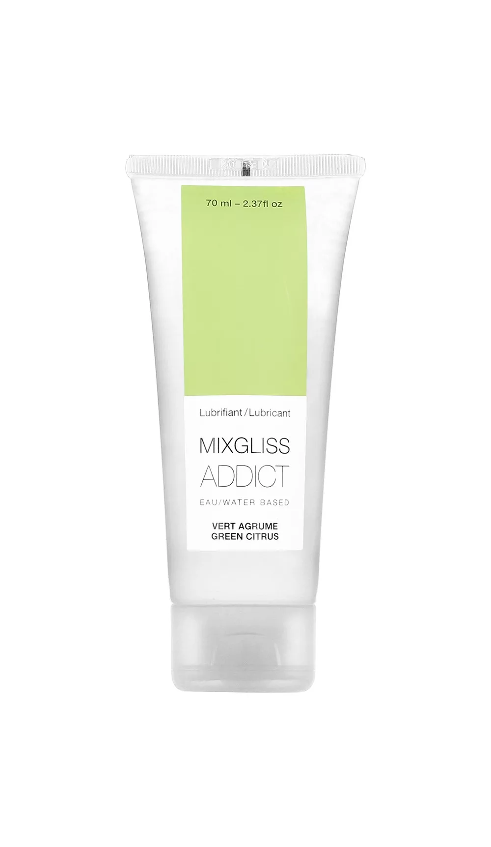 Lubrifiant Mixgliss eau Addict Vert agrume 70 ML