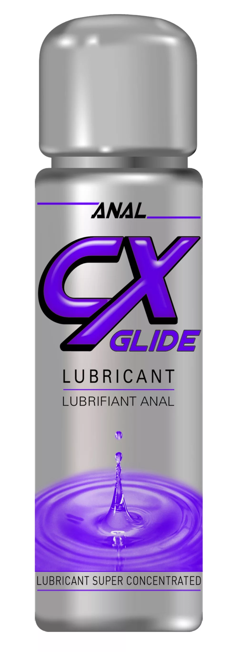 Lubrifiant anal à base d'eau 100 ML CX GLIDE