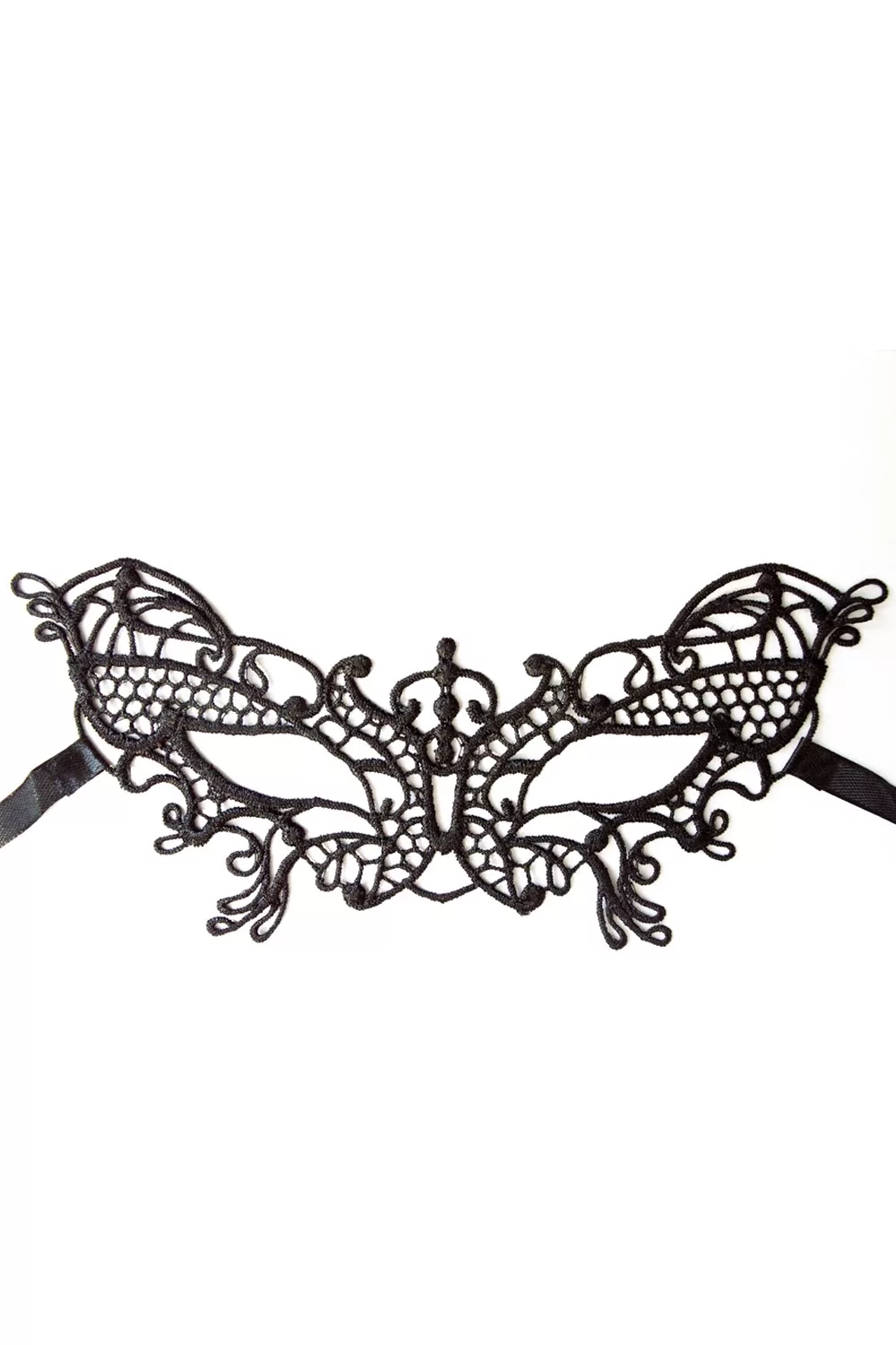 Masque souple dentelle noire