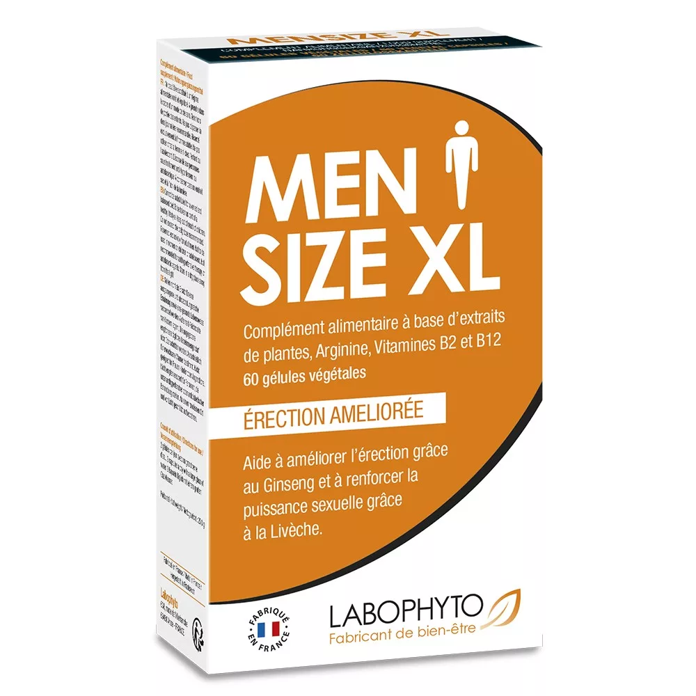 MenSize XL érection et taille 60 gélules