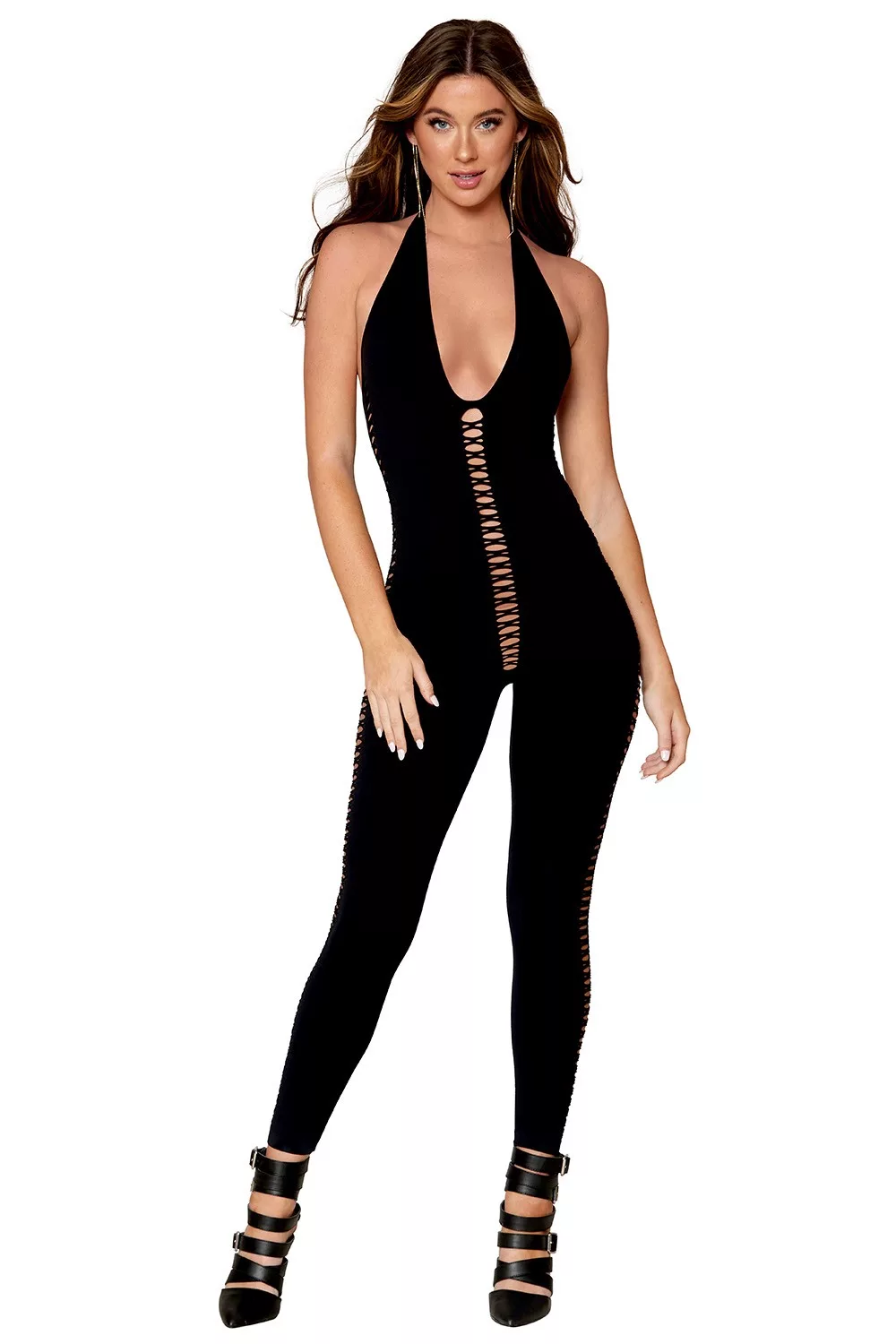 Combinaison bodystocking noire