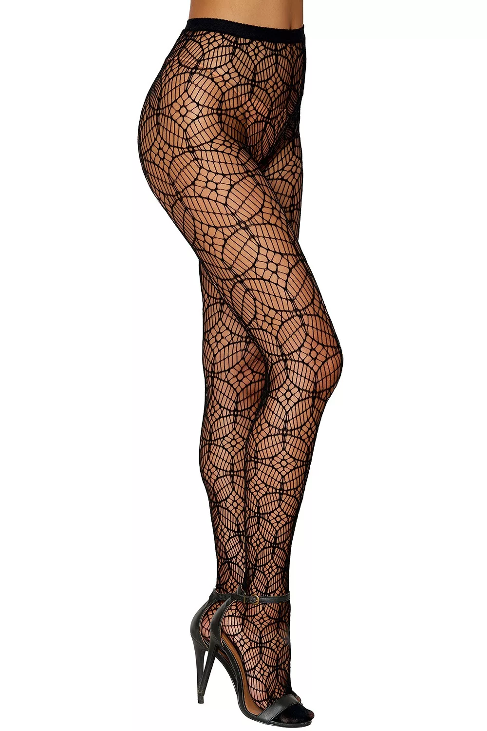 Collant fantaisie losange