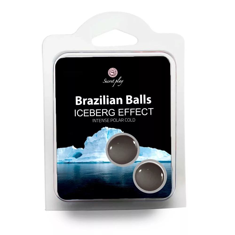Boules de massage brésiliennes effet Iceberg x2
