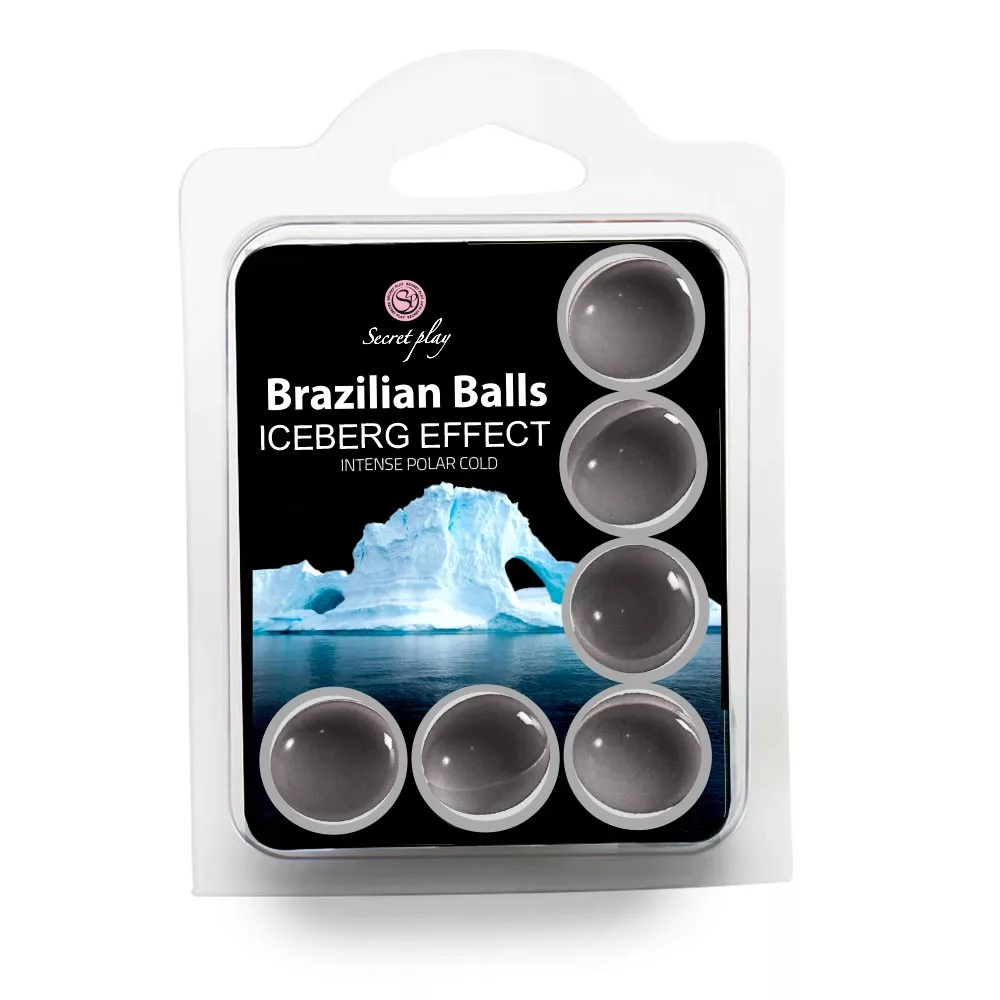 Boules de massage brésiliennes effet Iceberg x6