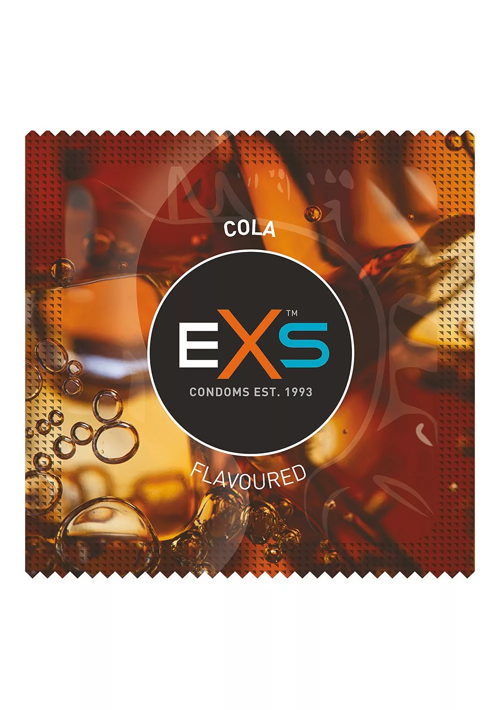 Préservatifs x2 lubrifiés en latex goût cola 54mm