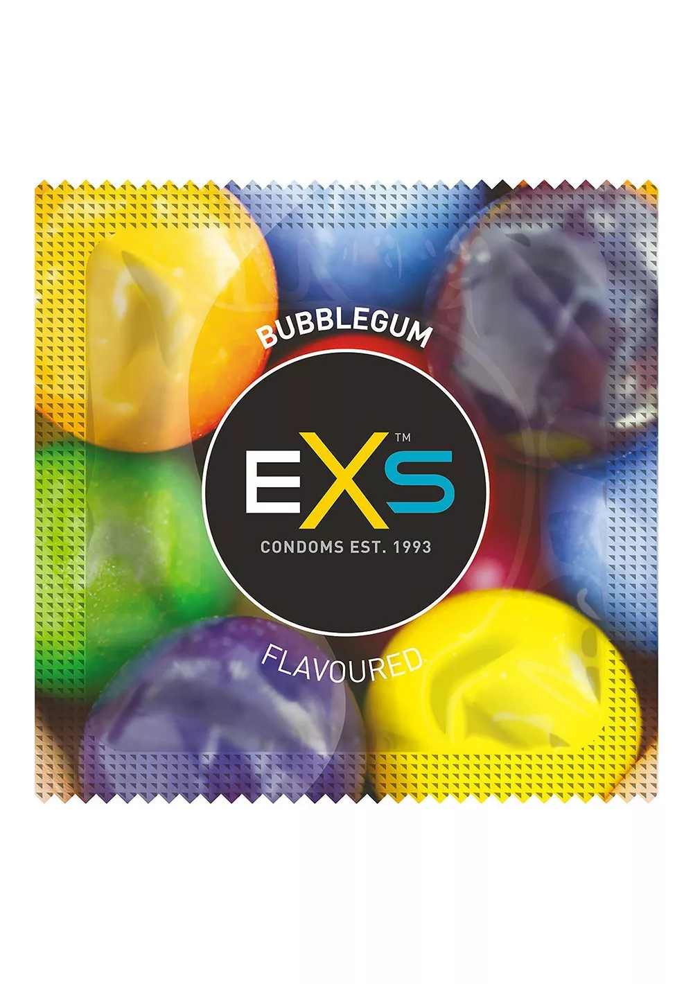 Préservatifs x2 lubrifiés en latex goût bubble gum 54mm