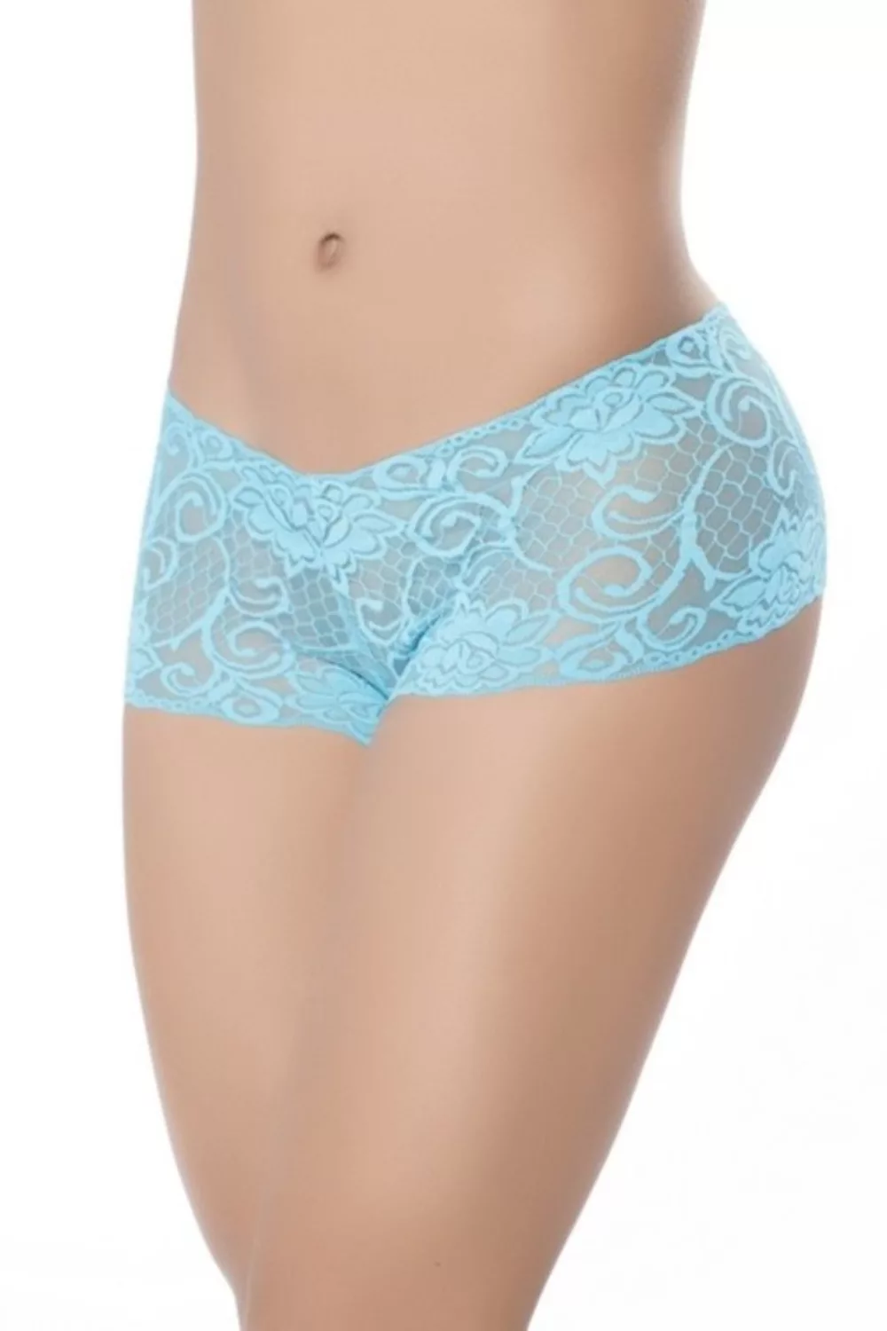 Boyshort dentelle Turquoise