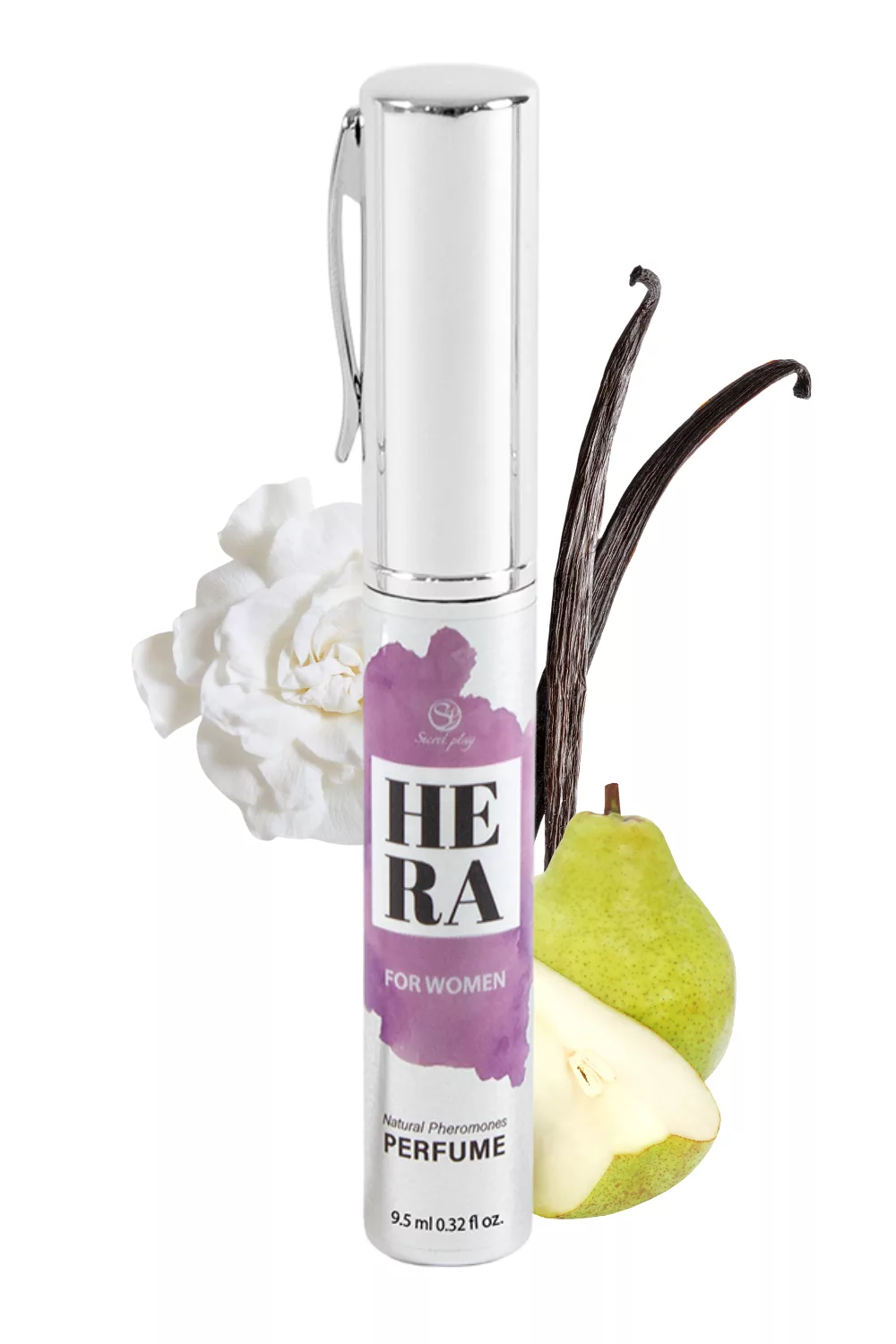 Parfum aux phéromones pour femme HERA, format voyage 9.5 ml