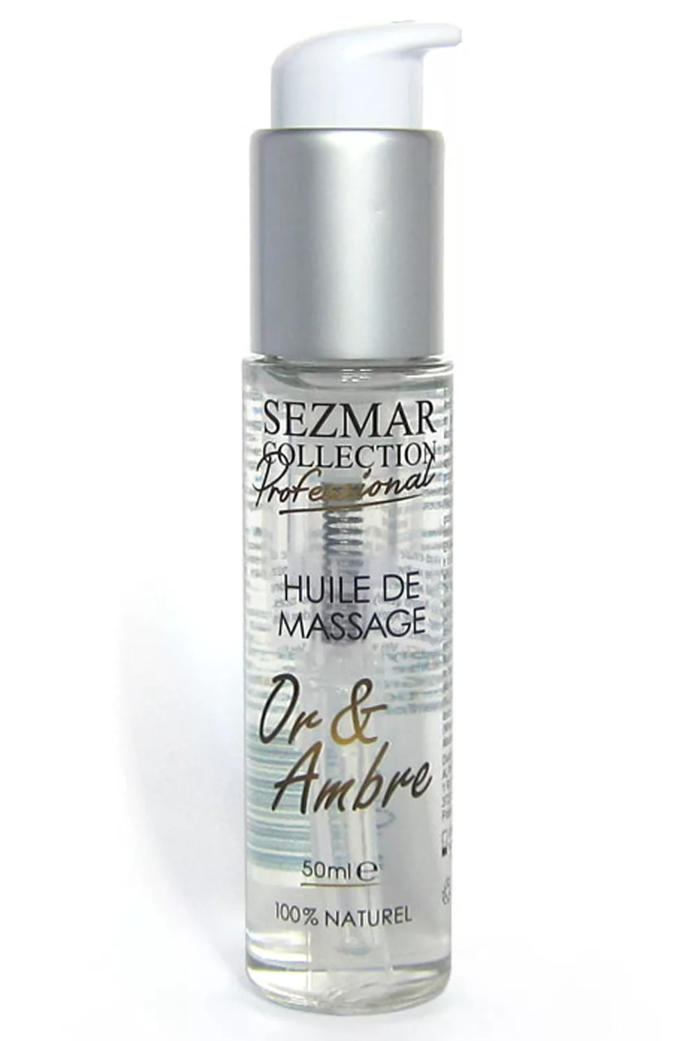 Huile de massage professionnelle Or & Ambre 100% naturelle 50 ml