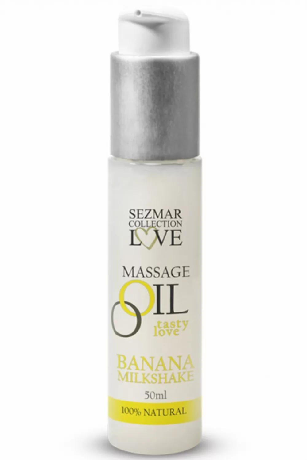 Huile de massage comestible milkshake banane 50ml
