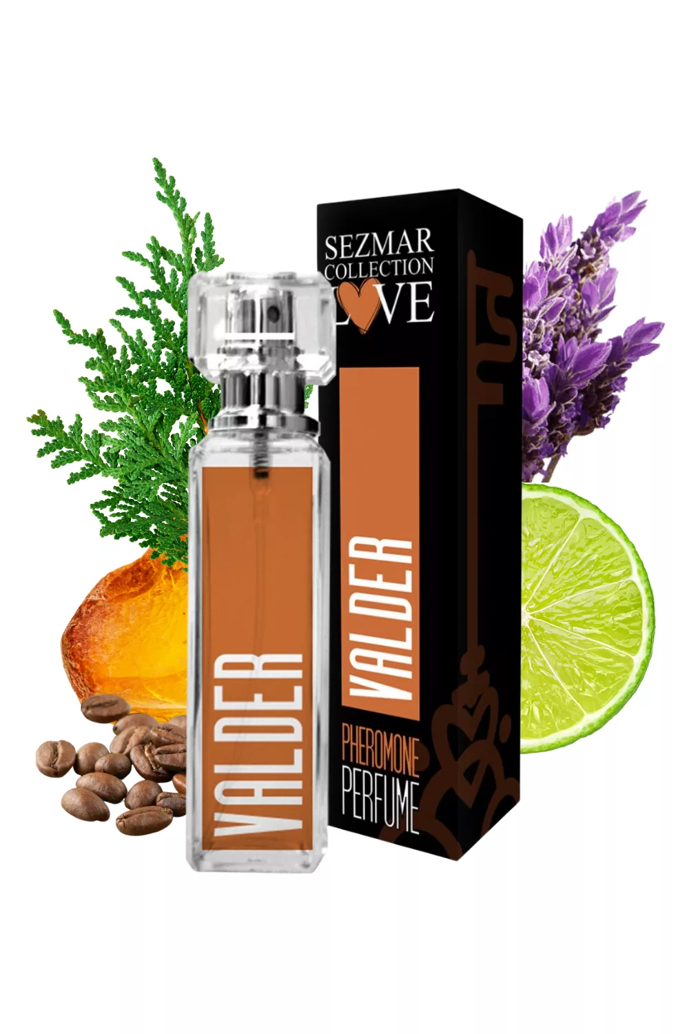 Parfum aux phéromones Valder 100% naturel 30ml