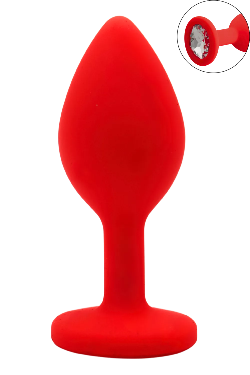 Plug rouge bijou cristal Small CHERRY