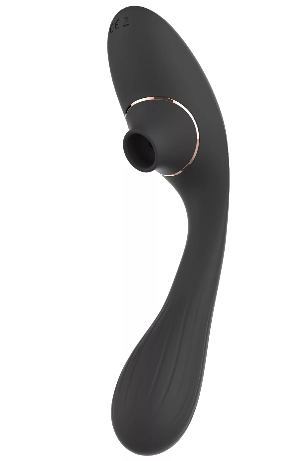 Stimulateur Clitoridien & Vibromasseur Point G 2-en-1 DINA Noir