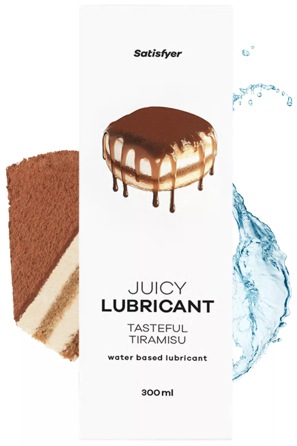 Lubrifiant à base d'eau Tiramisu savoureux 300 ml Satisfyer