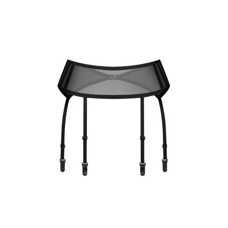 Aurorium porte-jarretelles noires