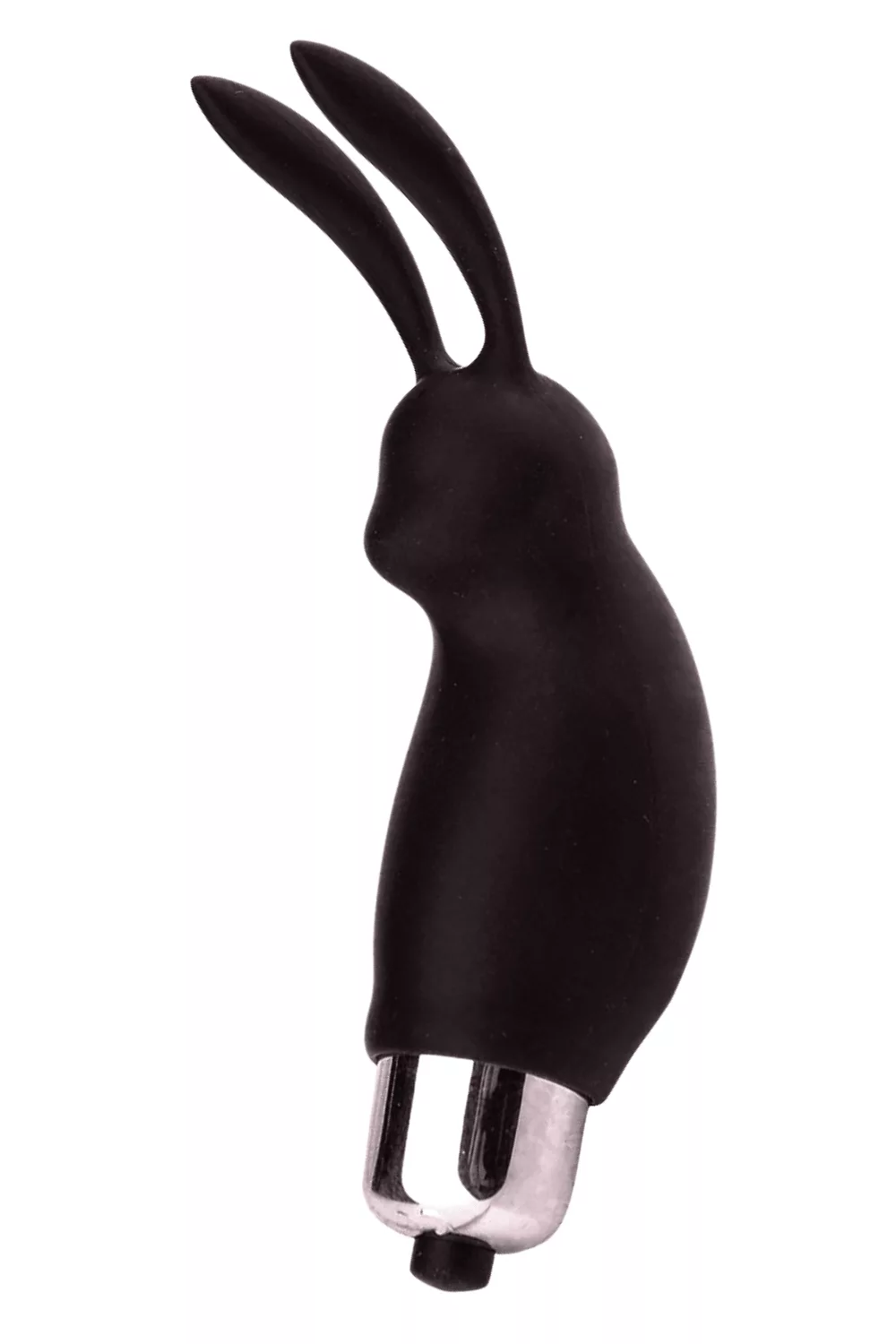 Mini Stimulateur Clitoridien Lapin Noir + 1 dosette lubrifiant — Pocket Pleasure