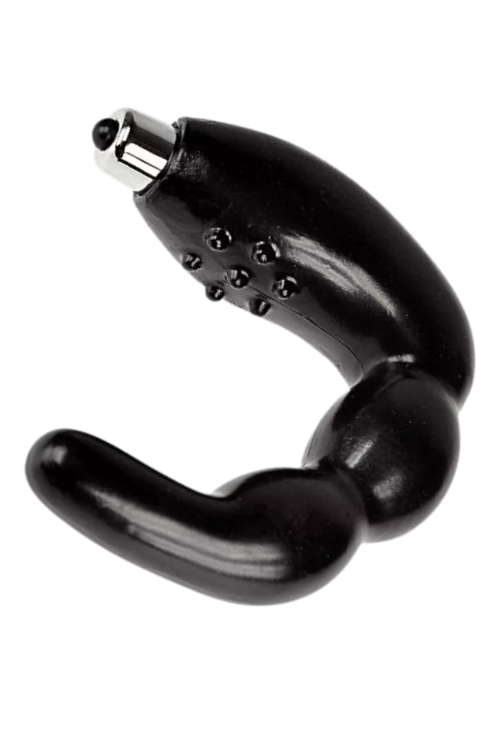 Stimulateur de Prostate Vibrant Noir + 1 dosette lubrifiant — Pocket Pleasure