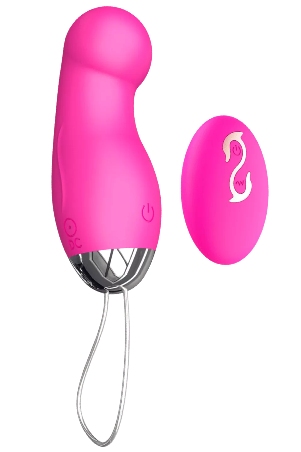 Œuf Vibrant Télécommandé 10 Modes Rose + 1 dosette de lubrifiant — Pocket Pleasure