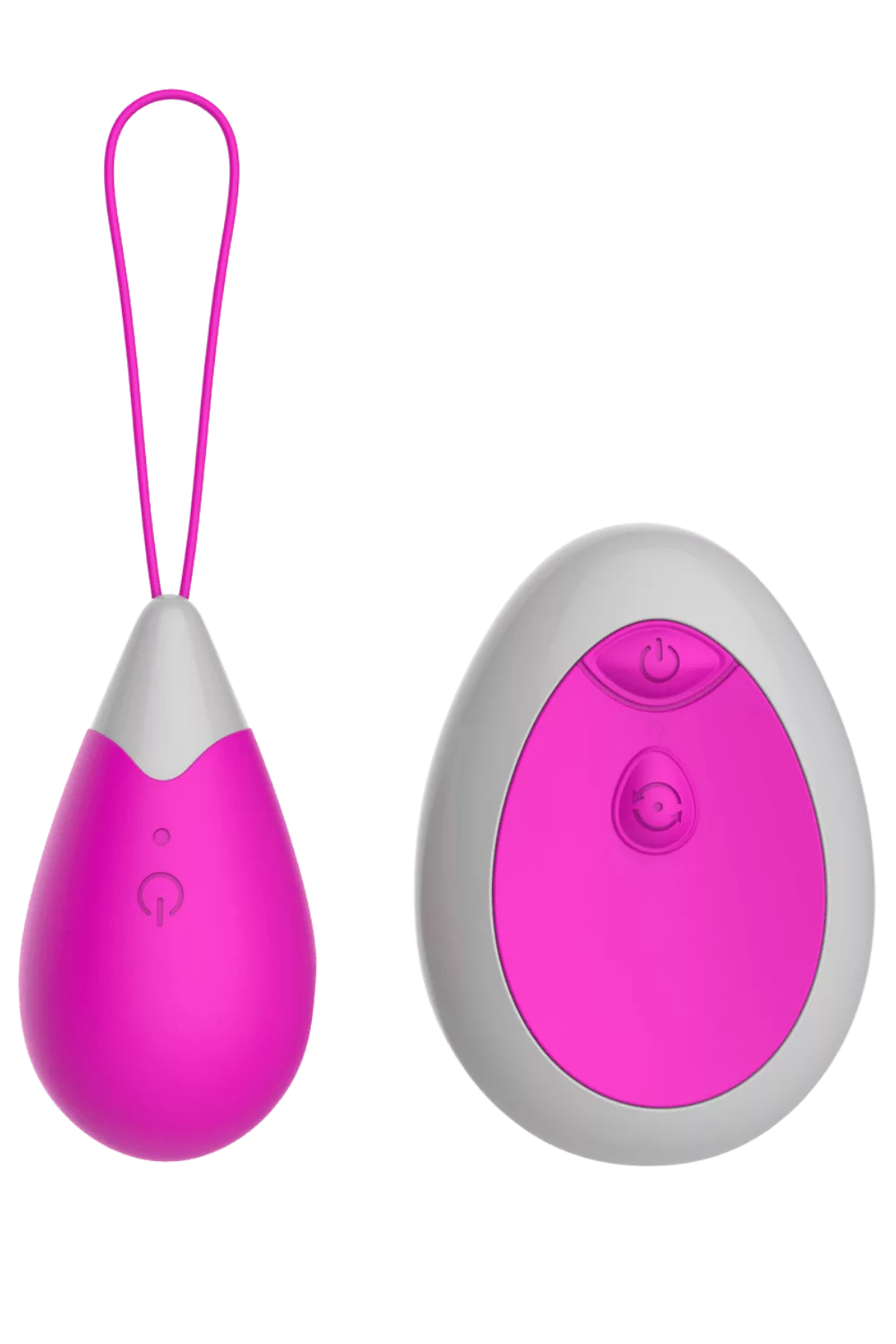 Œuf Vibrant Télécommandé 10 Modes Fuchsia + 1 dosette de lubrifiant — Pocket Pleasure